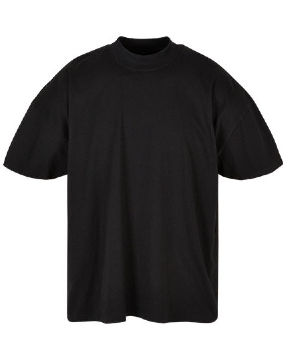 T-shirt BUILD YOUR BRAND Men´s Oversized Mock Neck Tee voor bedrukking & borduring