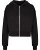 Sweatshirt BUILD YOUR BRAND Ladies Short Oversized Zip Jacket personalisierbar