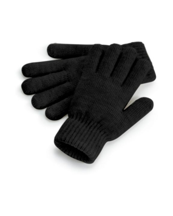 Mütze, Schal & Handschuh BEECHFIELD Cosy Ribbed Cuff Gloves personalisierbar