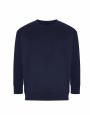 AWDIS CRATER RECYCLED SWEATSHIRT bleu marine personnalisable