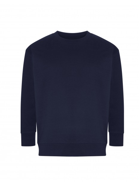 AWDIS CRATER RECYCLED SWEATSHIRT bleu marine personnalisable