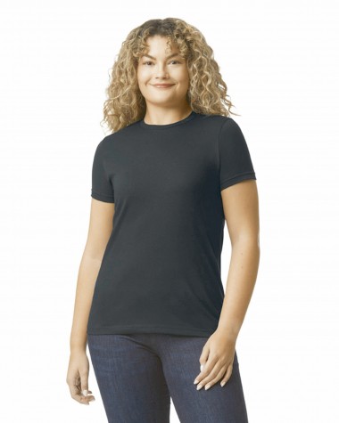 T-shirt GILDAN Dames-T-shirt softstyle CVC voor bedrukking &amp; borduring