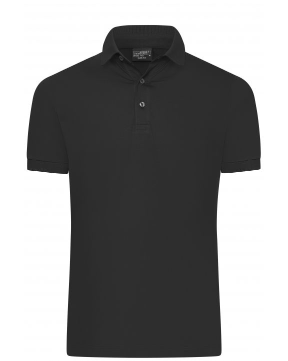 Poloshirt JAMES & NICHOLSON Men´s Mercerised Polo Slim Fit voor bedrukking & borduring