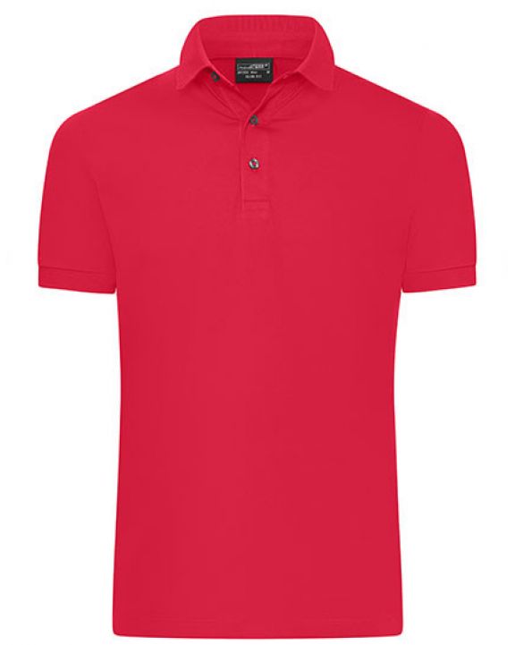 Poloshirt JAMES & NICHOLSON Men´s Mercerised Polo Slim Fit personalisierbar