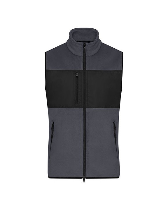 Laine polaire personnalisable JAMES & NICHOLSON Men´s Fleece Vest