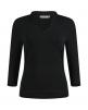 T-shirt personnalisable KUSTOM KIT Regular Fit Mandarin Collar Top 3/4 Sleeve