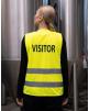 Fluohesje KORNTEX Safety Vest Passau VISITOR/SECURITY voor bedrukking & borduring
