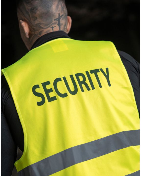 Gilet de sécurité personnalisable KORNTEX Safety Vest Passau VISITOR/SECURITY
