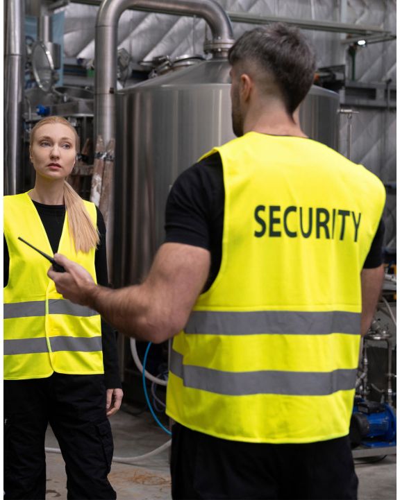 Gilet de sécurité personnalisable KORNTEX Safety Vest Passau VISITOR/SECURITY