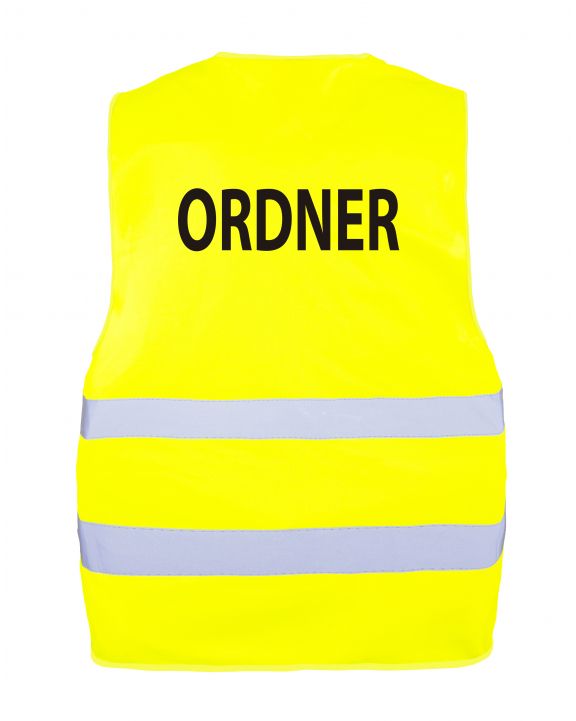 Fluohesje KORNTEX Safety Vest Passau - Ordner voor bedrukking & borduring