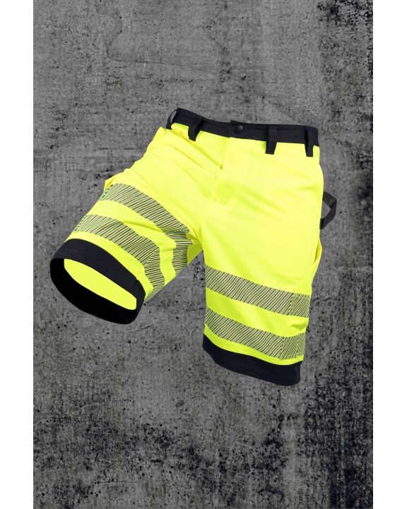 Pantalon personnalisable KORNTEX EOS Hi-Vis Workwear Shorts With Printing Areas