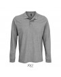Polo personnalisable SOL'S Unisex Long Sleeve Polycotton Polo Shirt