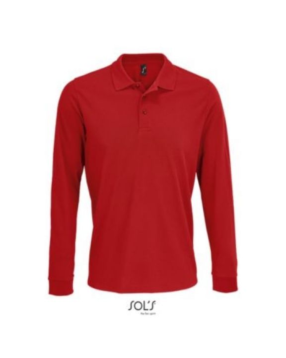 Poloshirt SOL'S Unisex Long Sleeve Polycotton Polo Shirt personalisierbar
