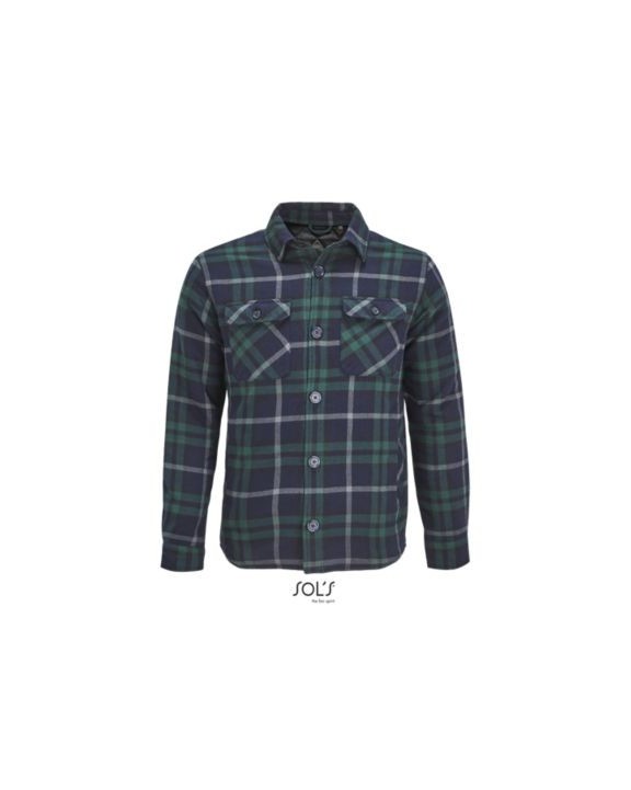 Hemd SOL'S Unisex Checkered Overshirt Noah voor bedrukking &amp; borduring