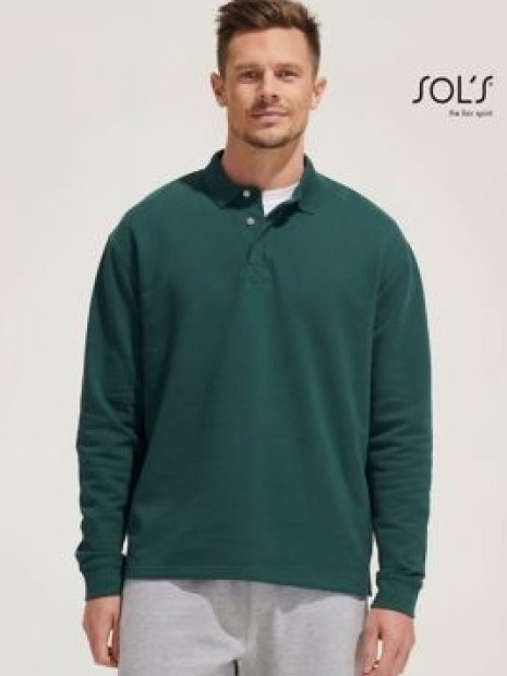 Sweat-shirts à personnaliser SOL'S Unisex Polo Collar Sweatshirt Heritage 