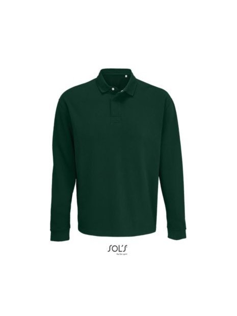 SOL'S Unisex Polo Collar Sweatshirt Heritage vert empire personnalisable