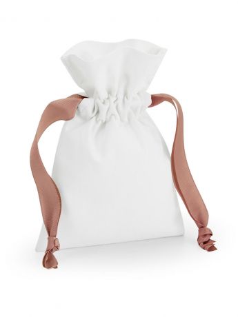 WESTFORDMILL Cotton Gift Bag with Ribbon Drawstring