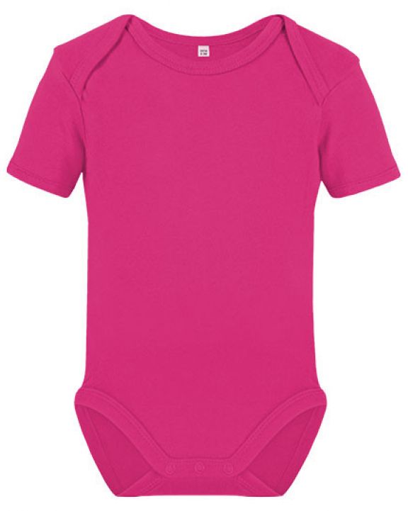 Article bébé personnalisable LINK KIDS WEAR Organic Baby Bodysuit Short Sleeve Bailey 01