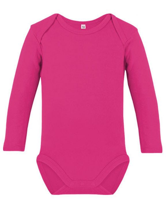 Article bébé personnalisable LINK KIDS WEAR Organic Baby Bodysuit Long Sleeve Bailey 02