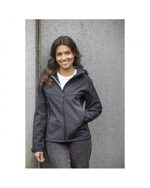 Softshell personnalisable ELEVATE Veste softshell recyclée femme Coltan