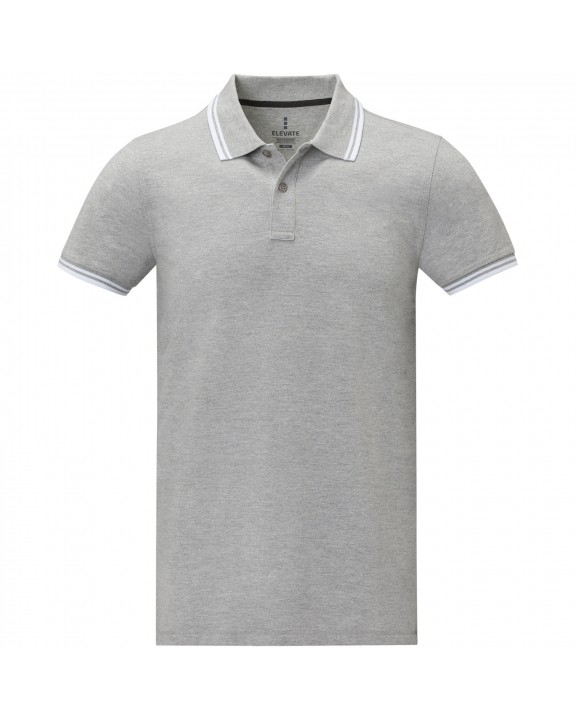 Polo personnalisable ELEVATE Polo tipping Amarago manches courtes homme