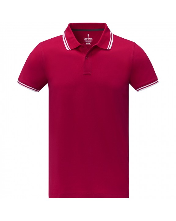 Polo personnalisable ELEVATE Polo tipping Amarago manches courtes homme