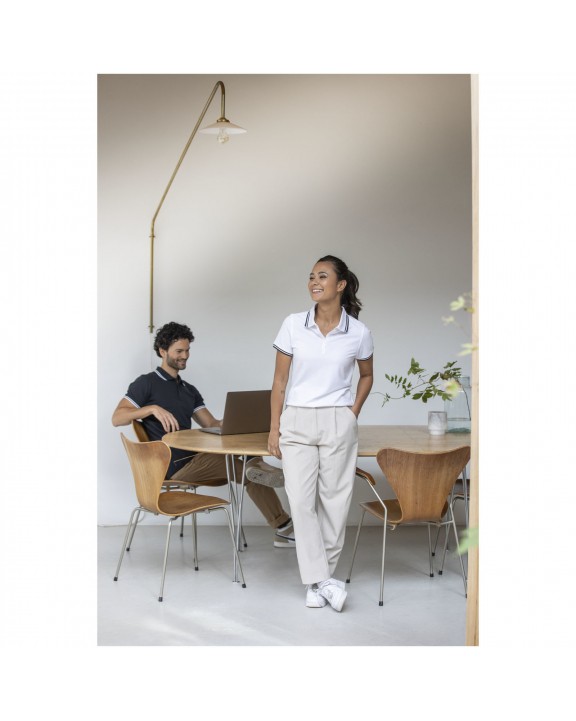 Polo personnalisable ELEVATE Polo Amarago tipping manches courtes femme