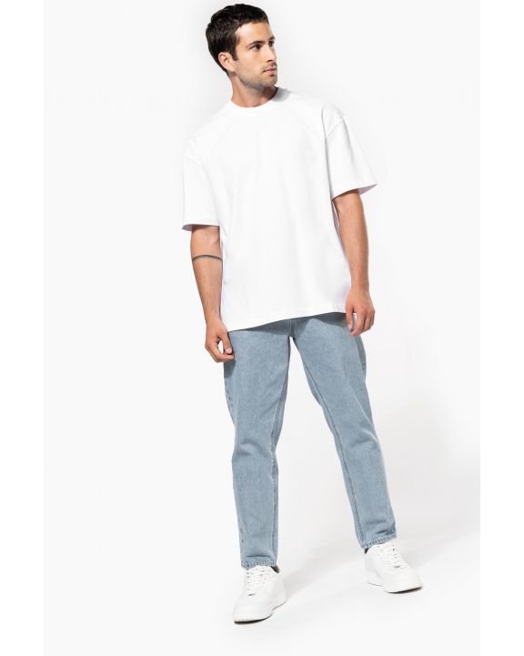 T-shirt KARIBAN Oversized T-shirt korte mouwen uniseks voor bedrukking & borduring