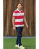 Polo personnalisable KARIBAN Polo rugby rayé manches courtes unisexe