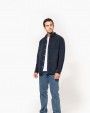Chemise personnalisable KARIBAN Chemise manches longues en velours homme