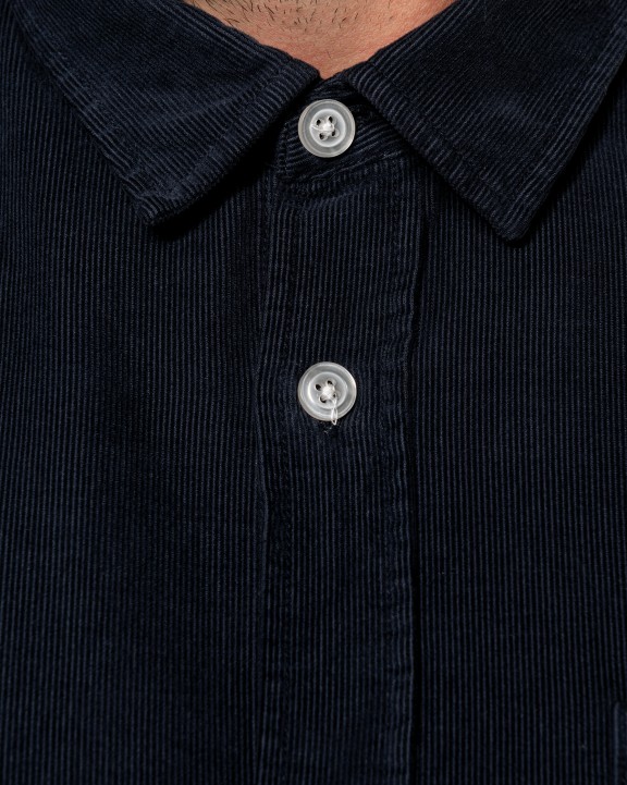 Chemise personnalisable KARIBAN Chemise manches longues en velours homme