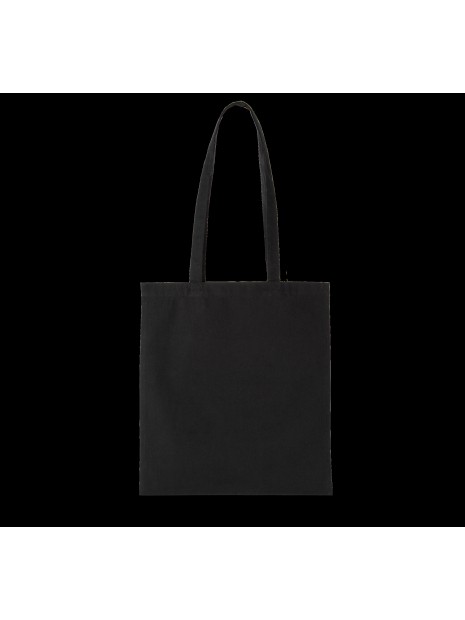 KIMOOD Sac shopping en bambou noir personnalisable