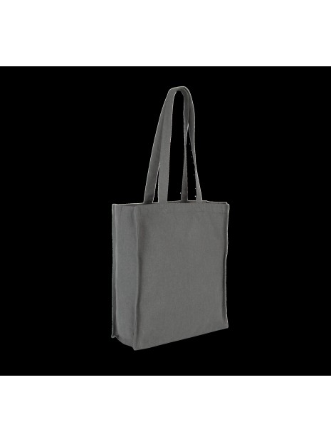 KIMOOD Sac shopping rectangulaire K-loop iron grey jhoot personnalisable
