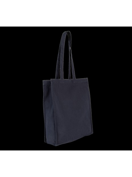 KIMOOD Sac shopping rectangulaire K-loop navy blue jhoot personnalisable
