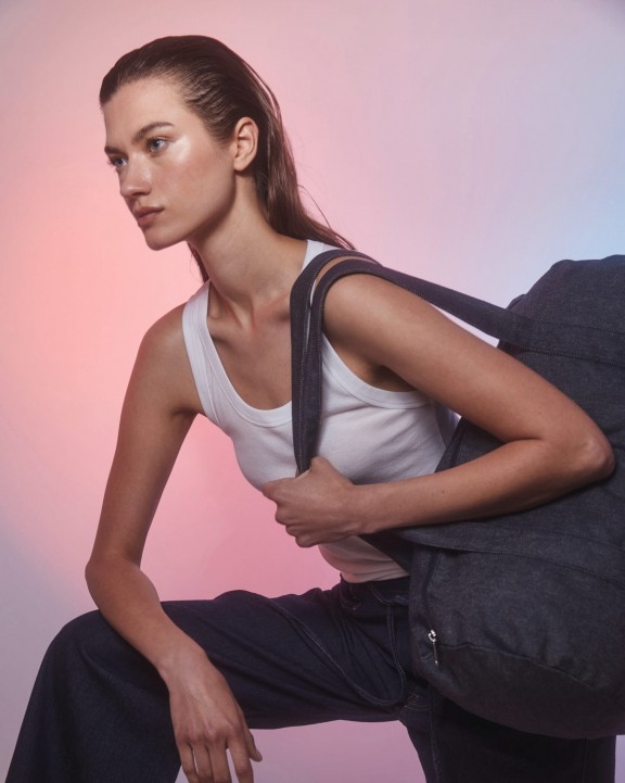 Polo personnalisable KIMOOD Sac polochon denim