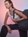 Polos à personnaliser KIMOOD Sac polochon denim 