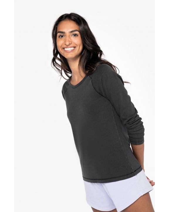 T-Shirt NATIVE SPIRIT Umweltfreundliches Raglan-Langarmshirt für Damen personalisierbar