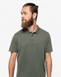 Polo personnalisable NATIVE SPIRIT Polo écoresponsable délavé en jersey homme