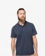 Polo personnalisable NATIVE SPIRIT Polo écoresponsable délavé en jersey homme