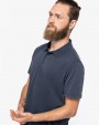 Polo personnalisable NATIVE SPIRIT Polo écoresponsable délavé en jersey homme