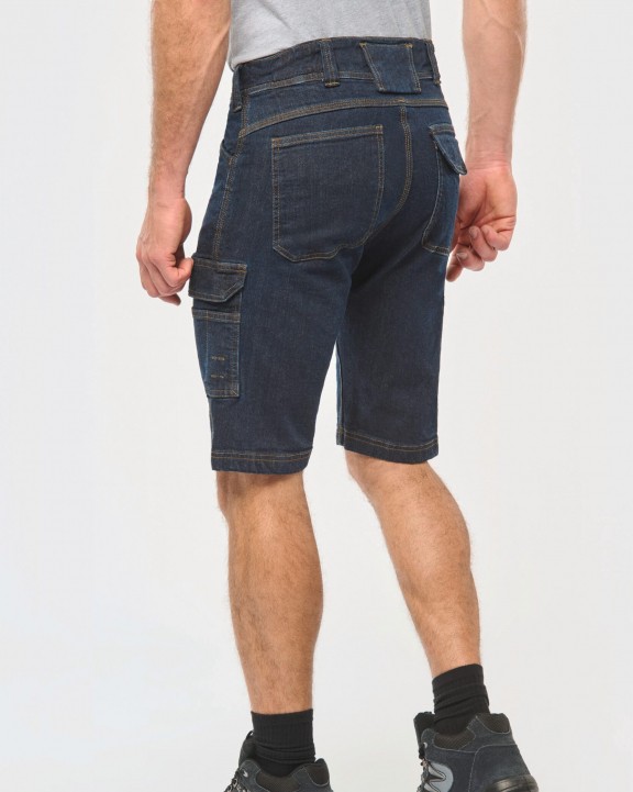 Bermuda & short personnalisable WK. DESIGNED TO WORK Bermuda denim multipoches homme