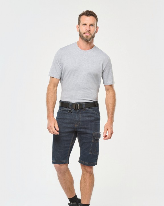 Bermuda & short personnalisable WK. DESIGNED TO WORK Bermuda denim multipoches homme