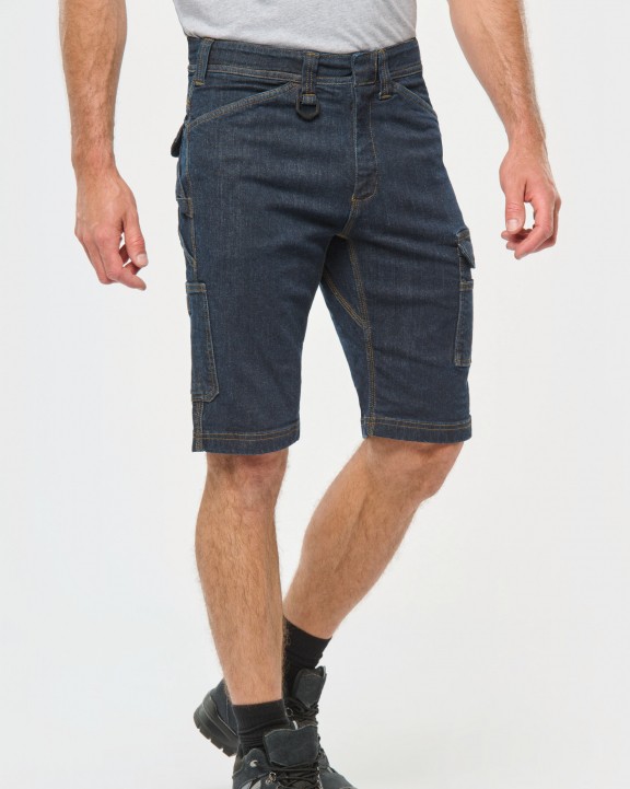 Bermuda & short personnalisable WK. DESIGNED TO WORK Bermuda denim multipoches homme