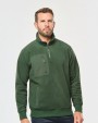 Laine polaire personnalisable WK. DESIGNED TO WORK Polaire écoresponsable col zippé unisexe