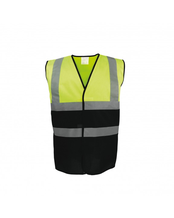 Gilet de sécurité personnalisable YOKO Gilet haute visibilité bicolore