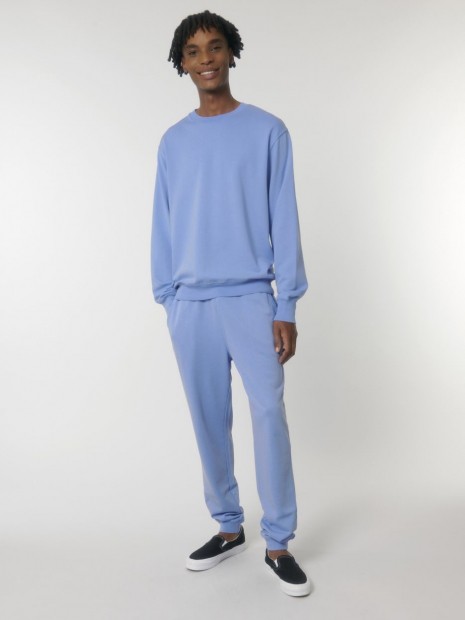 Sweat-shirts à personnaliser STANLEY/STELLA Matcher Vintage G. Dyed Swimmer Blue