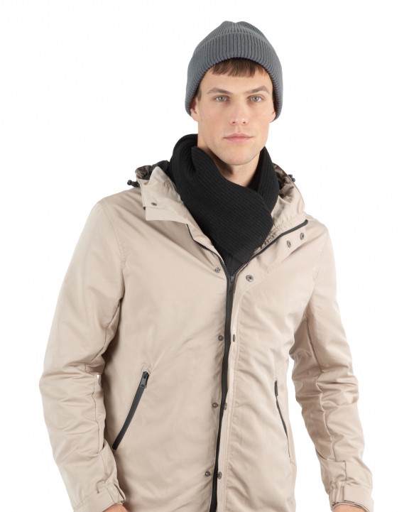 Bonnet, Écharpe & Gant personnalisable K-UP Bonnet côtelé à double revers