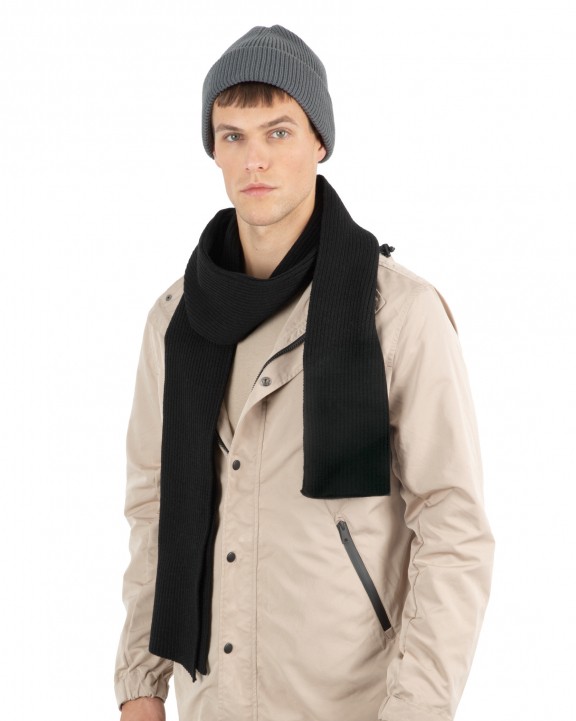 Bonnet, Écharpe & Gant personnalisable K-UP Bonnet côtelé à double revers