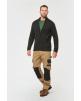 Pull personnalisable WK. DESIGNED TO WORK Cardigan doublé polaire homme