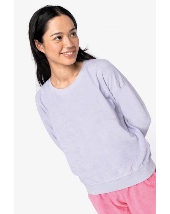 Sweatshirt NATIVE SPIRIT Umweltfreundliches Damen-Sweatshirt aus Frottee personalisierbar